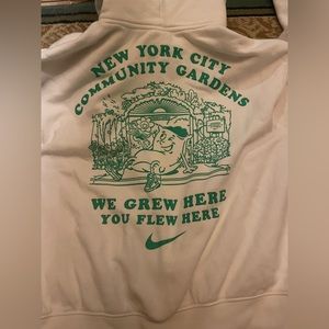 Women’s Nike New York size small white hoodie